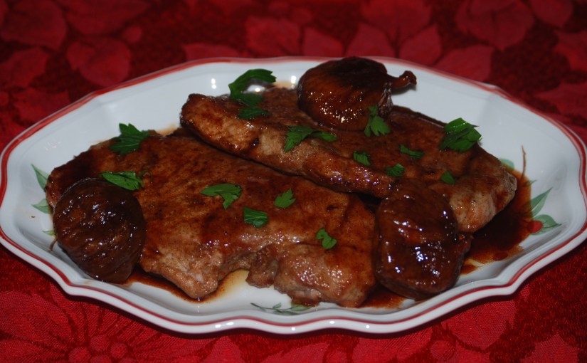 Pork Steaks with Port and&nbsp;Figs