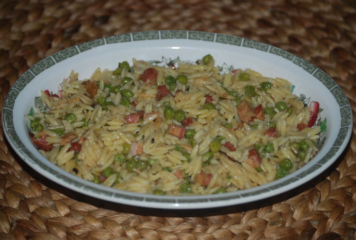 Pasta Risotto with Peas and Pancetta Cooking with Nigella