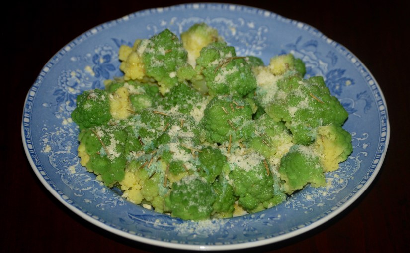 Romansco with Rosemary, Garlic, Lemon and&nbsp;Pecorino