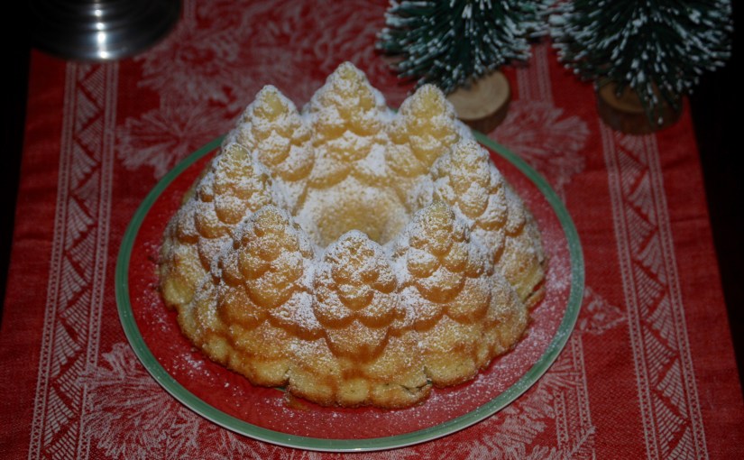 Spruced-Up Vanilla Cake