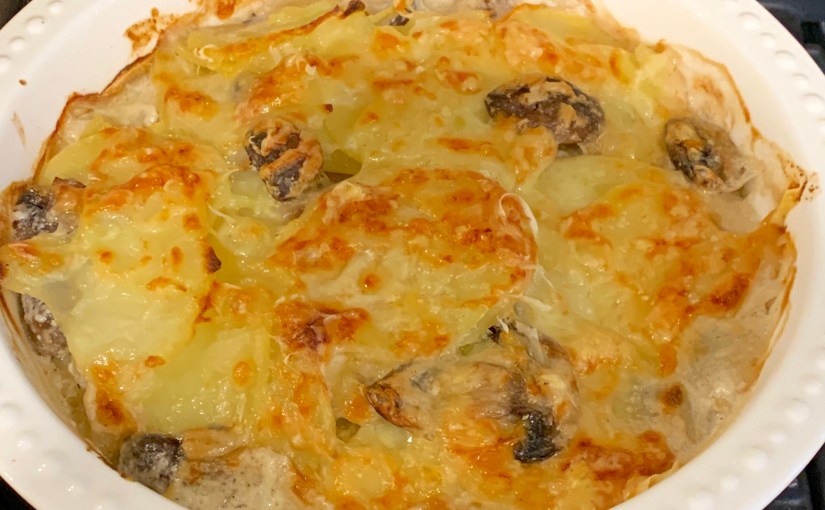 Potato and Mushroom&nbsp;Gratin