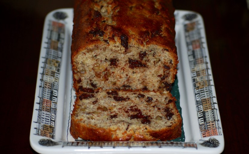 Gluten-Free Banana Bread with Chocolate and&nbsp;Walnuts