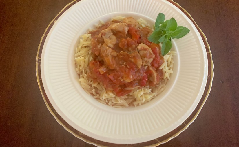 Chicken with Tomatoes and&nbsp;Peppers