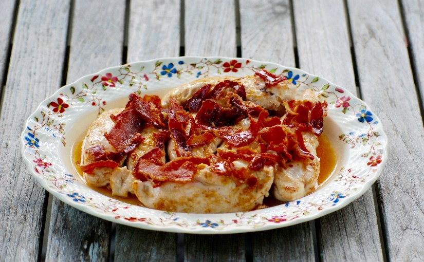 Chicken Schnitzel with Bacon and White&nbsp;Wine