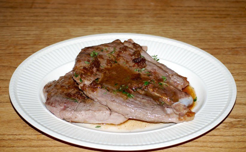 Lamb Steaks with Anchovies and&nbsp;Thyme