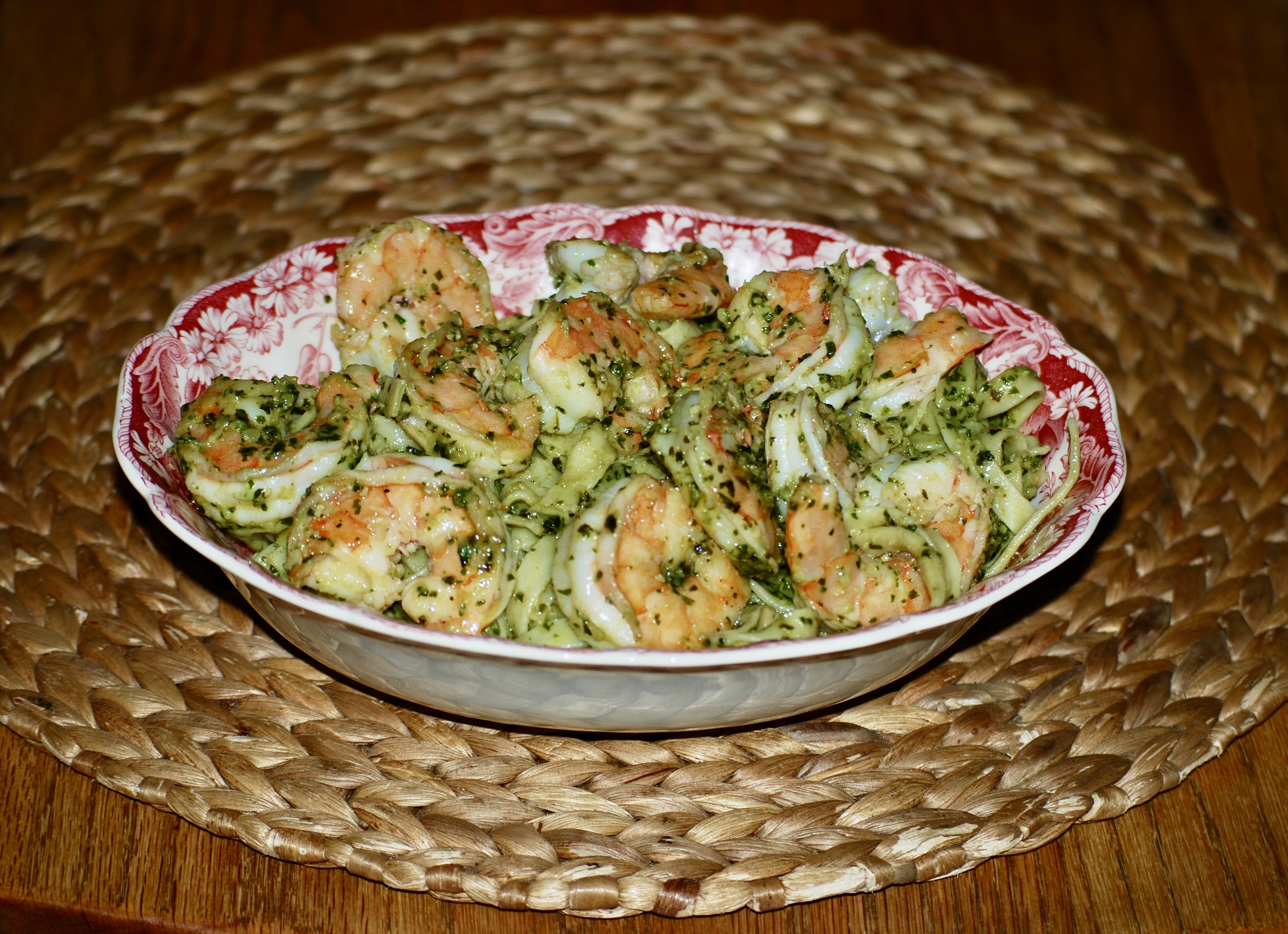 Basil Pesto Cooking with Nigella