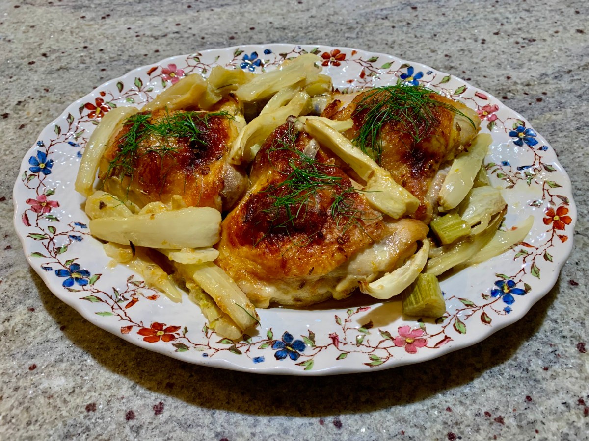 Chicken Traybake with Bitter Orange and Fennel Cooking with Nigella